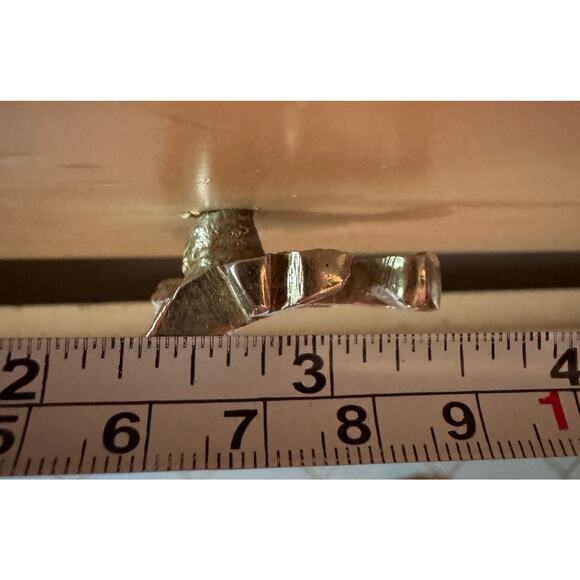 Set/2 1968 3.5” French Provincial Cabinet Pull Door Handle 2 3/4” Center - Picture 3 of 5